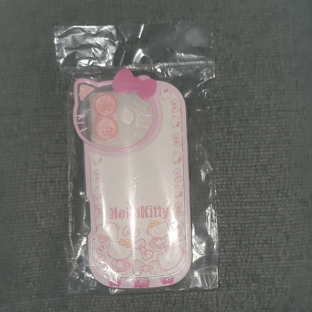 Hello Kitty Pink Silicone Phone Cover with Bow Design - Picture 5 of 6